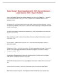 Sales Mastery  Exam Questions with 100&percnt; Correct Answers &vert; &NewLine;Latest Version 2026 &vert; Expert Verified