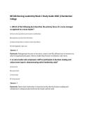 NR 446 Nursing Leadership Week 1 Study Guide 2026 &vert;Chamberlain&NewLine;College