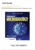 Test bank for Fundamentals of Microbiology&colon; &period; 12th Edition all pages fully covered with test questions and answers guide A&plus;&NewLine;Test bank for Fundamentals of Microbiology&colon; &period; 12th Edition all pages fully covered with test questions and answers guide A&plus;&NewLine;