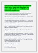 California ARF Administrator Examination&NewLine;Study Guide 2026&sol;2027 Questions and&NewLine;Answers &lpar;Verified&rpar; &vert; A&plus; &vert; 100&percnt; Correct&NewLine;Questions and Answers