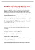 Sales Mastery  Exam Questions with 100&percnt; Correct Answers &vert; &NewLine;Latest Version 2026 &vert; Expert Verified