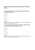 NR 446 Nursing Leadership Week 2 Study Guide 2026 &vert;Chamberlain&NewLine;College