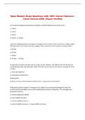Sales Mastery  Exam Questions with 100&percnt; Correct Answers &vert; &NewLine;Latest Version 2026 &vert; Expert Verified