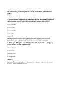 NR 446 Nursing Leadership Week 5 Study Guide 2026 &vert;Chamberlain&NewLine;College