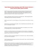 Sales Mastery  Exam Questions with 100&percnt; Correct Answers &vert; &NewLine;Latest Version 2026 &vert; Expert Verified