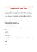 Sales Mastery  Exam Questions with 100&percnt; Correct Answers &vert; &NewLine;Latest Version 2026 &vert; Expert Verified