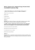 NR 452 &vert; Capstone Course &vert; Delegation & Scope of Practice Practice&NewLine;Pack 2026&sol;2027 Chamberlain College