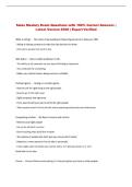 Sales Mastery  Exam Questions with 100&percnt; Correct Answers &vert; &NewLine;Latest Version 2026 &vert; Expert Verified