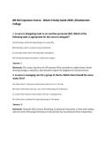 NR 452 Capstone Course - Week 4 Study Guide 2026 &vert;Chamberlain&NewLine;College