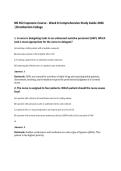 NR 452 Capstone Course - Week 8 Comprehensive Study Guide 2026&NewLine;&vert;Chamberlain College