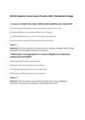 NR 452 Capstone Course Exam 2 Practice 2026 &vert;Chamberlain College