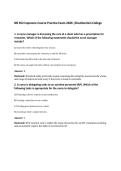 NR 452 Capstone Course Practice Exam 2026 &vert;Chamberlain Colleg