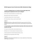 NR 452 Capstone Course Practice Exam 2026 &vert;Chamberlain College