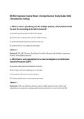 NR 452 Capstone Course Week 1 Comprehensive Study Guide 2026&NewLine;&vert;Chamberlain College