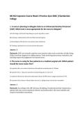 NR 452 Capstone Course Week 3 Practice Quiz 2026 &vert;Chamberlain&NewLine;College