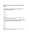 NR 452 Capstone Course Week 5 Study Guide 2026 &vert;Chamberlain&NewLine;College