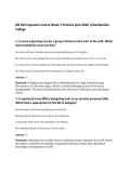 NR 452 Capstone Course Week 7 Practice Quiz 2026 &vert;Chamberlain&NewLine;College