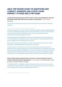 ANCC FNP BOARD EXAM 150 QUESTIONS AND &NewLine;CORRECT ANSWERS 2026 LATEST EXAM &NewLine;PERFECT TO PASS ANCC FNP EXAM