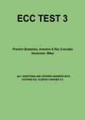 ECC Test 3 Practice Test &vert; Complete Study Guide &plus; Questions & Answers &lpar;2026&rpar;&NewLine;