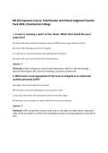 NR 452 Capstone Course&colon; Prioritization and Clinical Judgment Practice&NewLine;Pack 2026 &vert;Chamberlain College