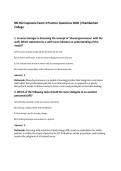 NR 452 Capstone Exam 3 Practice Questions 2026 &vert;Chamberlain&NewLine;College