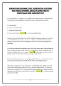 GERONTOLOGY HESI EXAM STUDY GUIDE&vert; ACTUAL QUESTIONS AND VERIFIED ANSWERS&vert; GRADED A&plus; &vert; PASS FIRST ATTEMPT&vert;BRAND NEW 2026 UPDATE&excl;&excl;&excl;&excl;&excl;&excl;