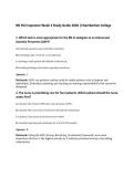 NR 452 Capstone Week 2 Study Guide 2026 &vert;Chamberlain College