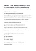 API 653 exam prep Closed book ONLY questions with complete solutions