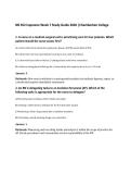NR 452 Capstone Week 7 Study Guide 2026 &vert;Chamberlain College