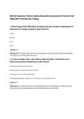 NR 452 Capstone&colon; Patient Safety & Quality Improvement Practice Pack&NewLine;2026&sol;2027 Chamberlain College