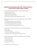 Splunk   Exam &vert; Questions with 100&percnt; Correct Answers &vert; Latest Version 2026 &vert; Expert Verified 