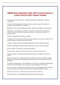 SW650 Exam &vert; Questions with 100&percnt; Correct Answers &vert; Latest Version 2026 &vert; Expert Verified 