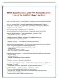 SW650 Exam &vert; Questions with 100&percnt; Correct Answers &vert; Latest Version 2026 &vert; Expert Verified 