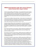 SW650 Exam &vert; Questions with 100&percnt; Correct Answers &vert; Latest Version 2026 &vert; Expert Verified 