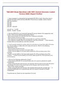 TAX4001 Exam &vert; Questions with 100&percnt; Correct Answers &vert; Latest Version 2026 &vert; Expert Verified 