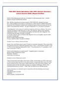 TAX4001 Exam &vert; Questions with 100&percnt; Correct Answers &vert; Latest Version 2026 &vert; Expert Verified 