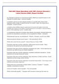 TAX4001 Exam &vert; Questions with 100&percnt; Correct Answers &vert; Latest Version 2026 &vert; Expert Verified 