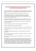 TAX4001 Exam &vert; Questions with 100&percnt; Correct Answers &vert; Latest Version 2026 &vert; Expert Verified 