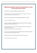 TED 300  Exam &vert; Questions with 100&percnt; Correct Answers &vert; Latest Version 2026 &vert; Expert Verified 