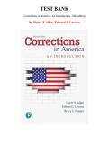 Test Bank for Corrections in America&colon; An Introduction&comma; 15th edition by Harry E Allen&comma; Edward J&period; Latessa&comma; Chapter 1-19