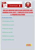 BSN 266 MedSurg HESI Exam Questions and Answers 2026&ndash;2027 &vert; Complete Study Guide & Verified Solutions