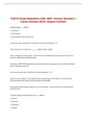 TLETA  Exam &vert; Questions with 100&percnt; Correct Answers &vert; Latest Version 2026 &vert; Expert Verified 