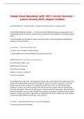 Uniqlo   Exam &vert; Questions with 100&percnt; Correct Answers &vert; Latest Version 2026 &vert; Expert Verified 