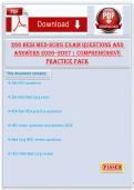 266 HESI Med-Surg Exam Questions and Answers 2026&ndash;2027 &vert; Comprehensive Practice Pack & Study Guide