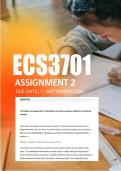 ECS3701 Assignment 2 Semester 2 2026 - Due 11 September 2026