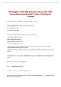 Washington state DOL Exam Questions with 100&percnt; &NewLine;Correct Answers &vert; Latest Version 2026 &vert; Expert &NewLine;Verified 