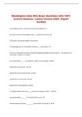 Washington state DOL Exam Questions with 100&percnt; &NewLine;Correct Answers &vert; Latest Version 2026 &vert; Expert &NewLine;Verified 