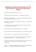 Washington state DOL Exam Questions with 100&percnt; &NewLine;Correct Answers &vert; Latest Version 2026 &vert; Expert &NewLine;Verified 