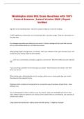 Washington state DOL Exam Questions with 100&percnt; &NewLine;Correct Answers &vert; Latest Version 2026 &vert; Expert &NewLine;Verified 