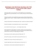 Washington state DOL Exam Questions with 100&percnt; &NewLine;Correct Answers &vert; Latest Version 2026 &vert; Expert &NewLine;Verified 